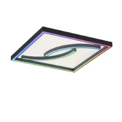 Paul Neuhaus 8275-18 Serpent Deckenleuchte schwarz 45x45cm RGBW