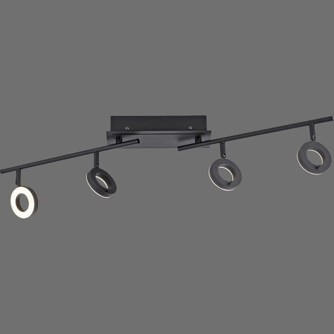 Paul Neuhaus 6786-13 SILEDA LED Deckenleuchte 4-flammig anthrazit