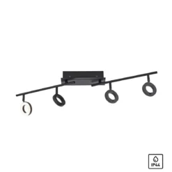 Paul Neuhaus 6786-13 SILEDA LED Deckenleuchte 4-flammig anthrazit