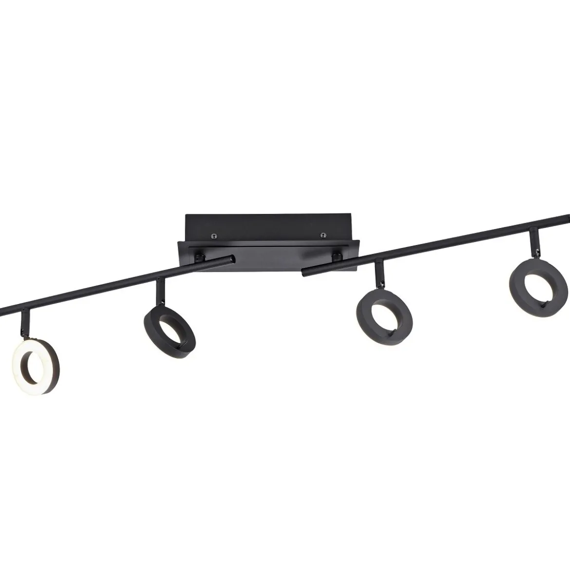 Paul Neuhaus 6786-13 SILEDA LED Deckenleuchte 4-flammig anthrazit