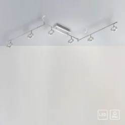 Paul Neuhaus 6787-96 SILEDA LED Strahlerschienenleuchte 6-flammig aluminium