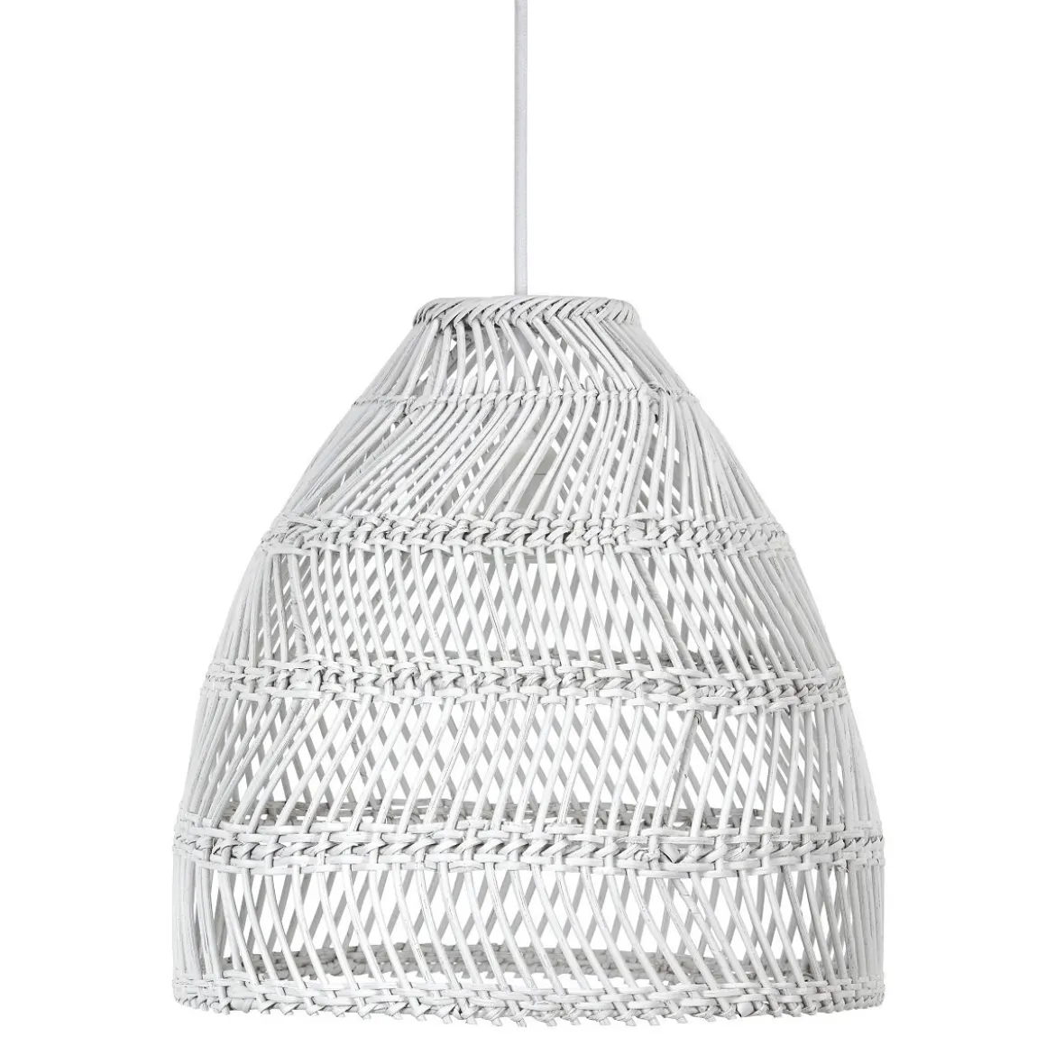 PR Home 4653-BT01 Hängelampe Maja weißes Rattan 53cm