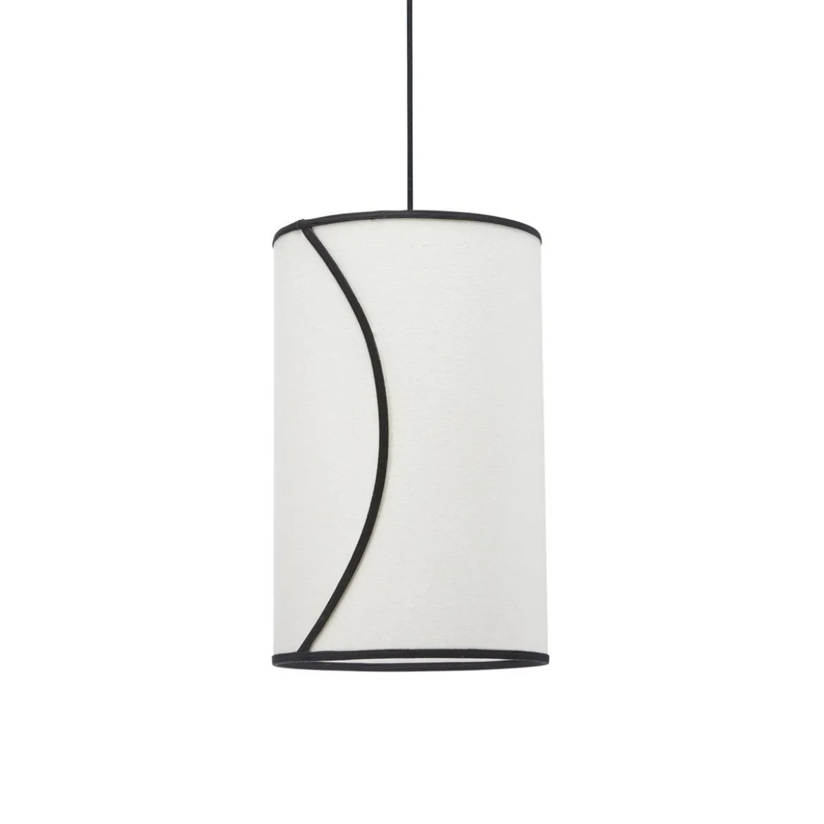 PR Home 2925-110-BT02 Pendelleuchte Ava Beige Schwarz 25cm