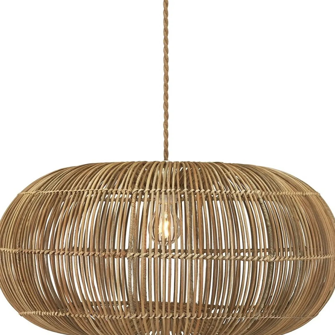 PR Home 7561-CT18 Hängelampe Zuri Natur 61cm