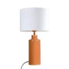 PR Home 4163234-FR01 Tischleuchte Solo Orange Stoffschirm Weiß 55cm