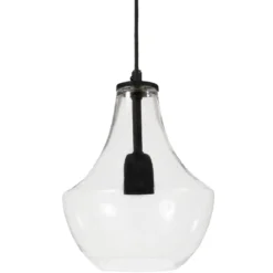 PR Home 1982100 Hängelampe Hamilton Klar schwarz 21cm