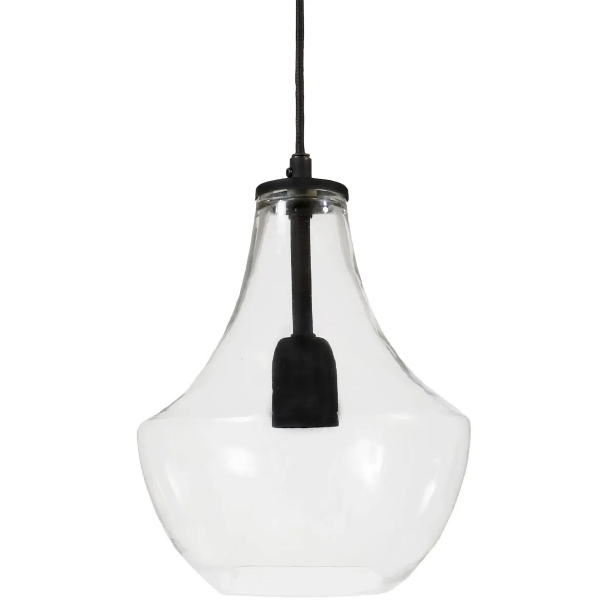 PR Home 1982100 Hängelampe Hamilton Klar schwarz 21cm