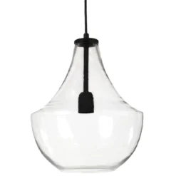 PR Home 1983000 Hängelampe Hamilton Klar schwarz 30cm