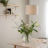 PR Home 235-L021-TT01 Sara Pendelleuchte 1-flammig Leinen natur 35cm