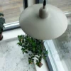 PR Home 1432818 Pendelleuchte Como 1-flammig Beige 28cm E27