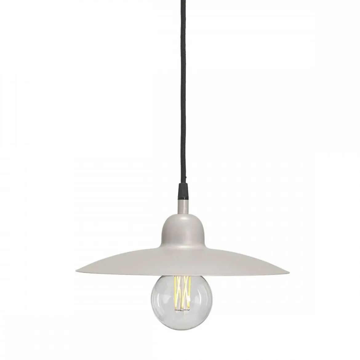 PR Home 1432818 Pendelleuchte Como 1-flammig Beige 28cm E27
