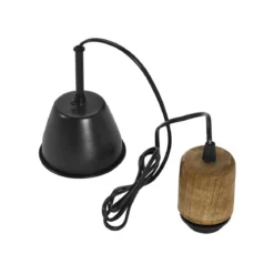 PR Home 501-40-177 Pendelleuchte Estrid Stoffschirm Mossa gestreift 40cm