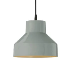 PR Home 4162607 Pendelleuchte Solo Grau Glänzend 26cm
