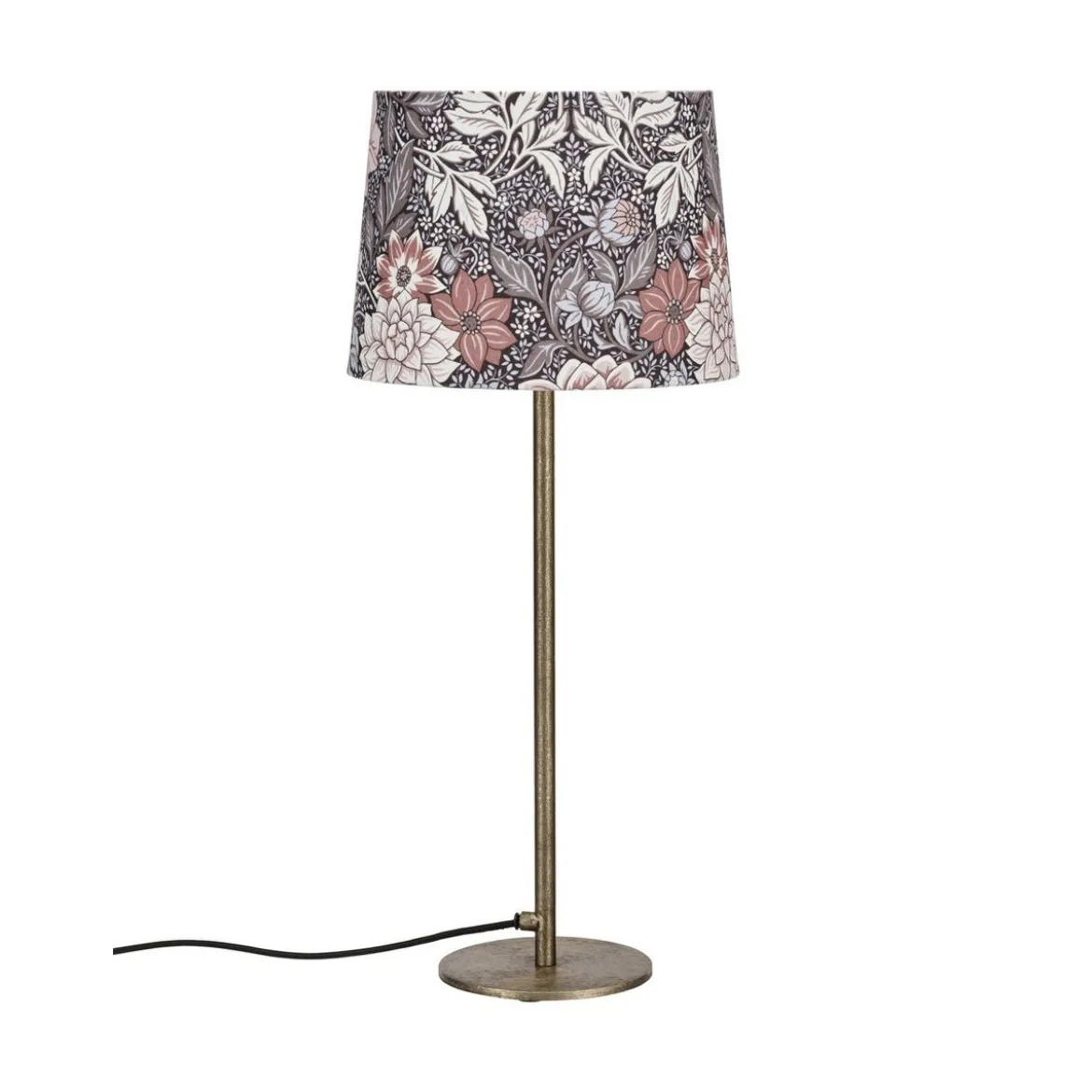 PR Home 1444501-7689 Tischleuchte Base Schirm Dahlia Braun 58cm