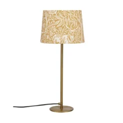 PR Home 1444502-2048 Tischleuchte Base Schirm Eldertree Gelb 58cm