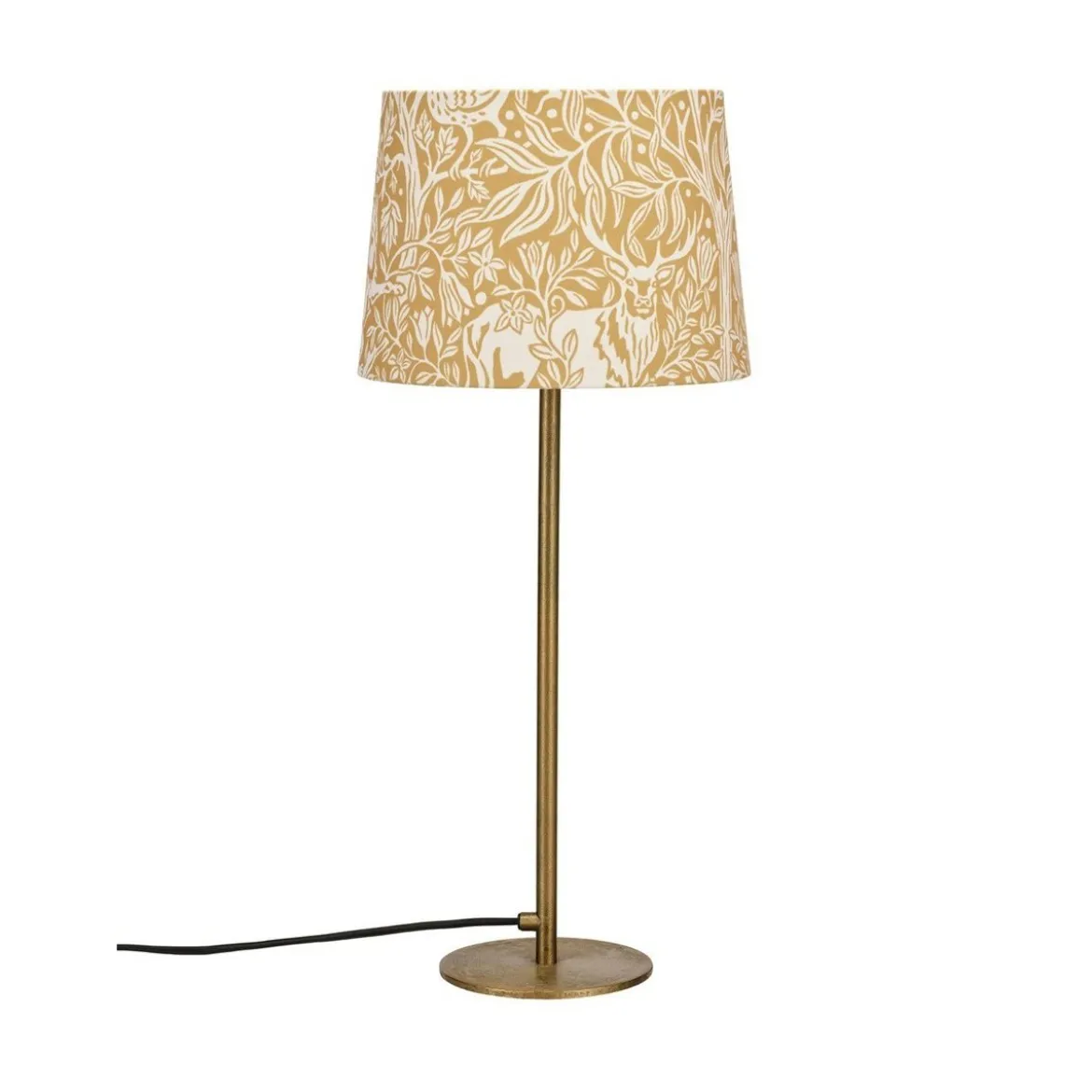 PR Home 1444502-2048 Tischleuchte Base Schirm Eldertree Gelb 58cm