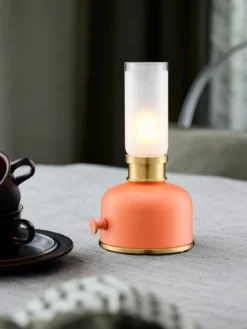 PR Home 1202219 Tischleuchte Frida Akkuleuchte Orange
