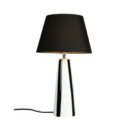 PR Home 501-054-191 Tischleuchte Leya Schwarz Weiß 54cm