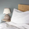 PR Home 500-034-022 Tischleuchte Nell Nougat mit Stoffschirm 34cm