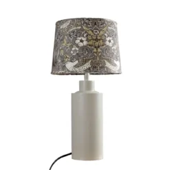 PR Home 4163218-010 Tischleuchte Solo Beige Matt Stoffschirm Bunt 48cm