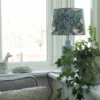 PR Home 4163282-008 Tischleuchte Solo Denim Stoffschirm Bunt 48cm