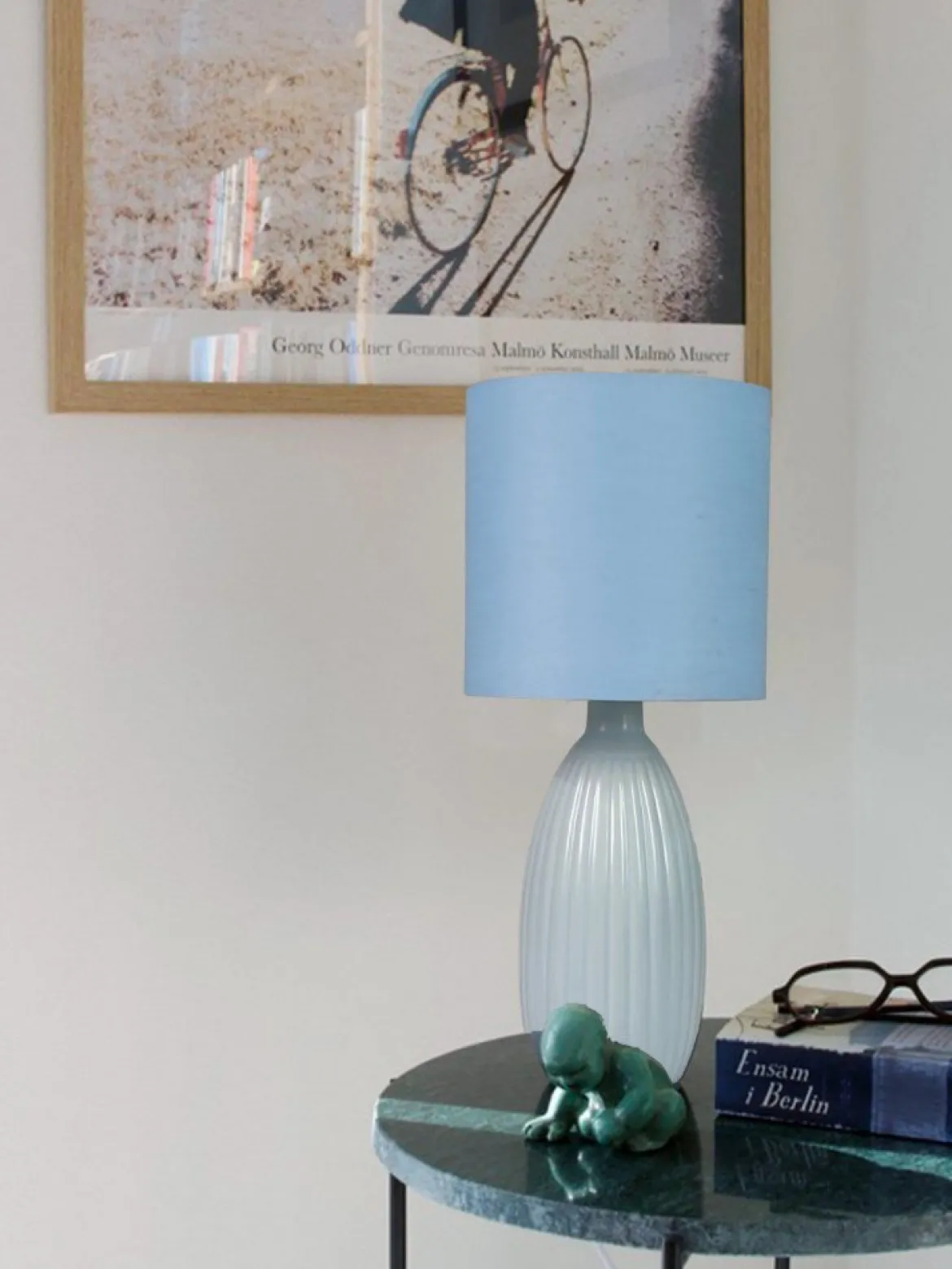 PR Home 43037008 Tischleuchte Uno Blau 37cm