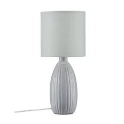 PR Home 4303707 Tischleuchte Uno Grau 37cm