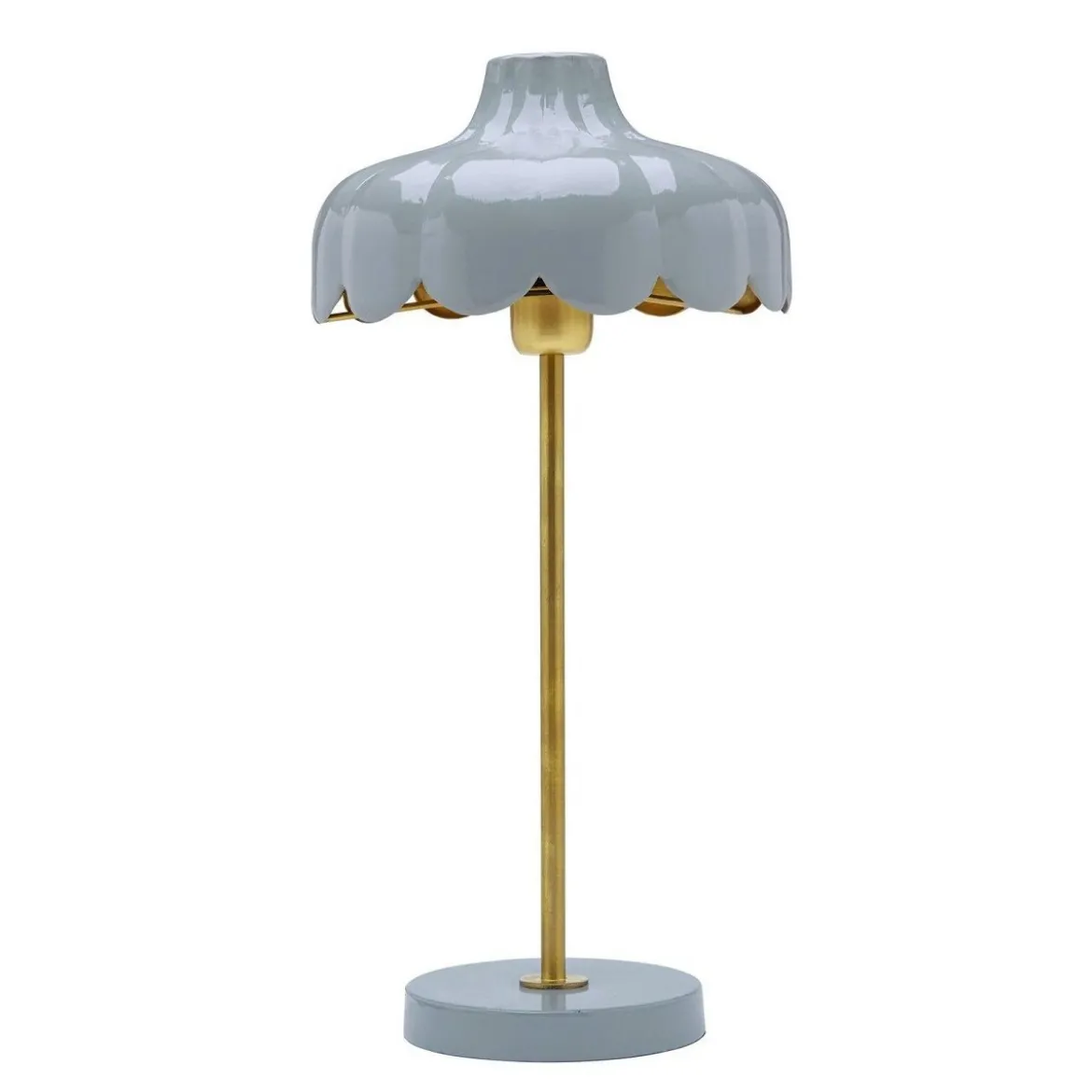 PR Home 2835082 Tischleuchte Wells Blau Gold 50cm