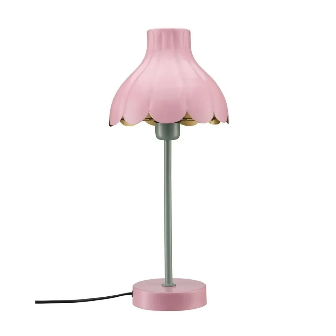 PR Home 4424733 Tischleuchte Wera Rosa Grün 47cm