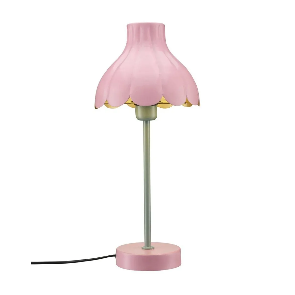 PR Home 4424733 Tischleuchte Wera Rosa Grün 47cm