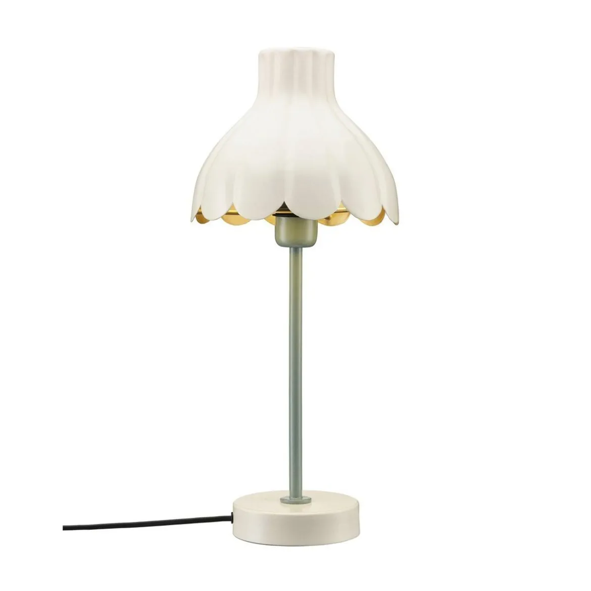 PR Home 4424710 Tischleuchte Wera Weiß Grün 47cm