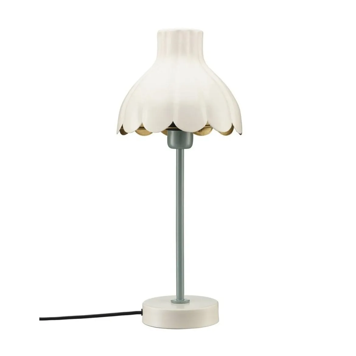 PR Home 4424710 Tischleuchte Wera Weiß Grün 47cm