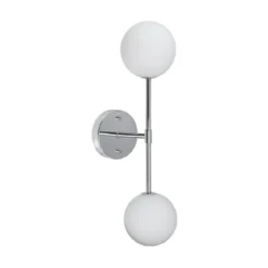 PR Home 3404906 Wandleuchte Sigma D Chrom Opal 2-flammig