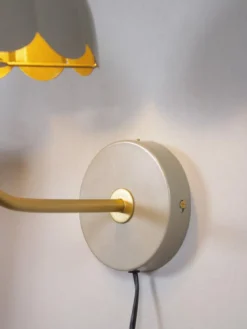 PR Home 2832108 Wandleuchte Wells Beige Gold 21cm