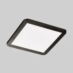 SCHÖNER WOHNEN-Kollektion LED Deckenleuchte Bad Flat 30 eckig schwarz weiß 820103
