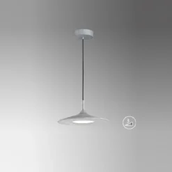SCHÖNER WOHNEN-Kollektion LED-Pendelleuchte SLIM 3-Step dimmbar betonfarben 860025