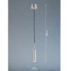 SCHÖNER WOHNEN-Kollektion LED-Pendelleuchte STINA nickelfarben 860010