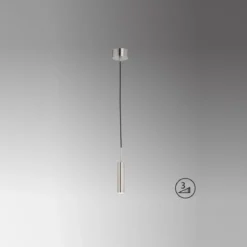 SCHÖNER WOHNEN-Kollektion LED-Pendelleuchte STINA nickelfarben 860010