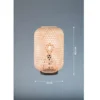 SCHÖNER WOHNEN-Kollektion Stehleuchte CALLA Rattanschirm 40 schwarz natur 840241