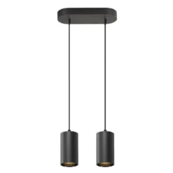 SLV 1006433 ASTO TUBE Pendelleuchte 2-flammig GU10 schwarz