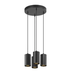 SLV 1006437 ASTO TUBE Pendelleuchte 4-flammig GU10 schwarz