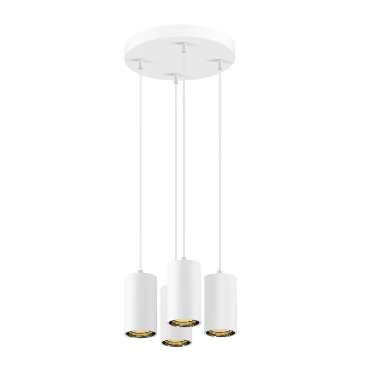 SLV 1006438 ASTO TUBE Pendelleuchte 4-flammig GU10 weiß