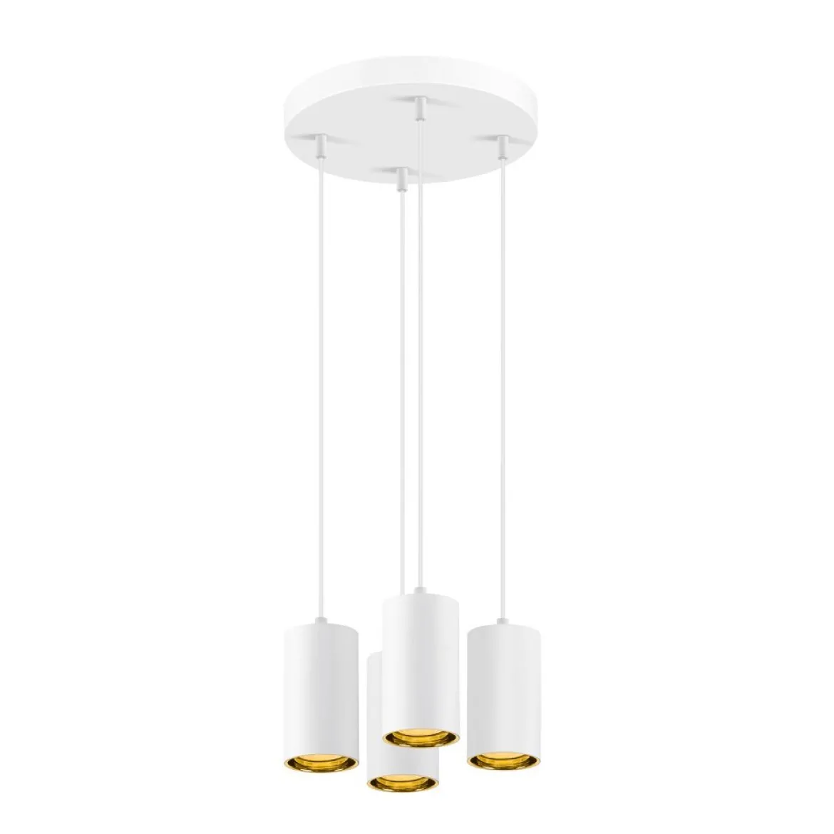 SLV 1006438 ASTO TUBE Pendelleuchte 4-flammig GU10 weiß