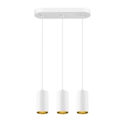 SLV 1006436 ASTO TUBE Pendelleuchte 3-flammig GU10 weiß