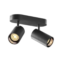 SLV 1006425 ASTO TUBE Spotstrahler zylindrisch 2-flammig GU10 schwarz