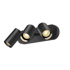 SLV 1006427 ASTO TUBE Spotstrahler zylindrisch 3-flammig GU10 schwarz