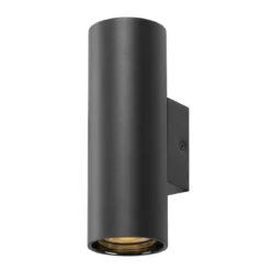 SLV 1006443 ASTO TUBE Wandaufbauleuchte zylindrisch 2-flammig GU10 schwarz