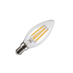 SLV 1005284 C35 E14 LED Lichtquelle transparent 4,2W 2700K CRI90 320°