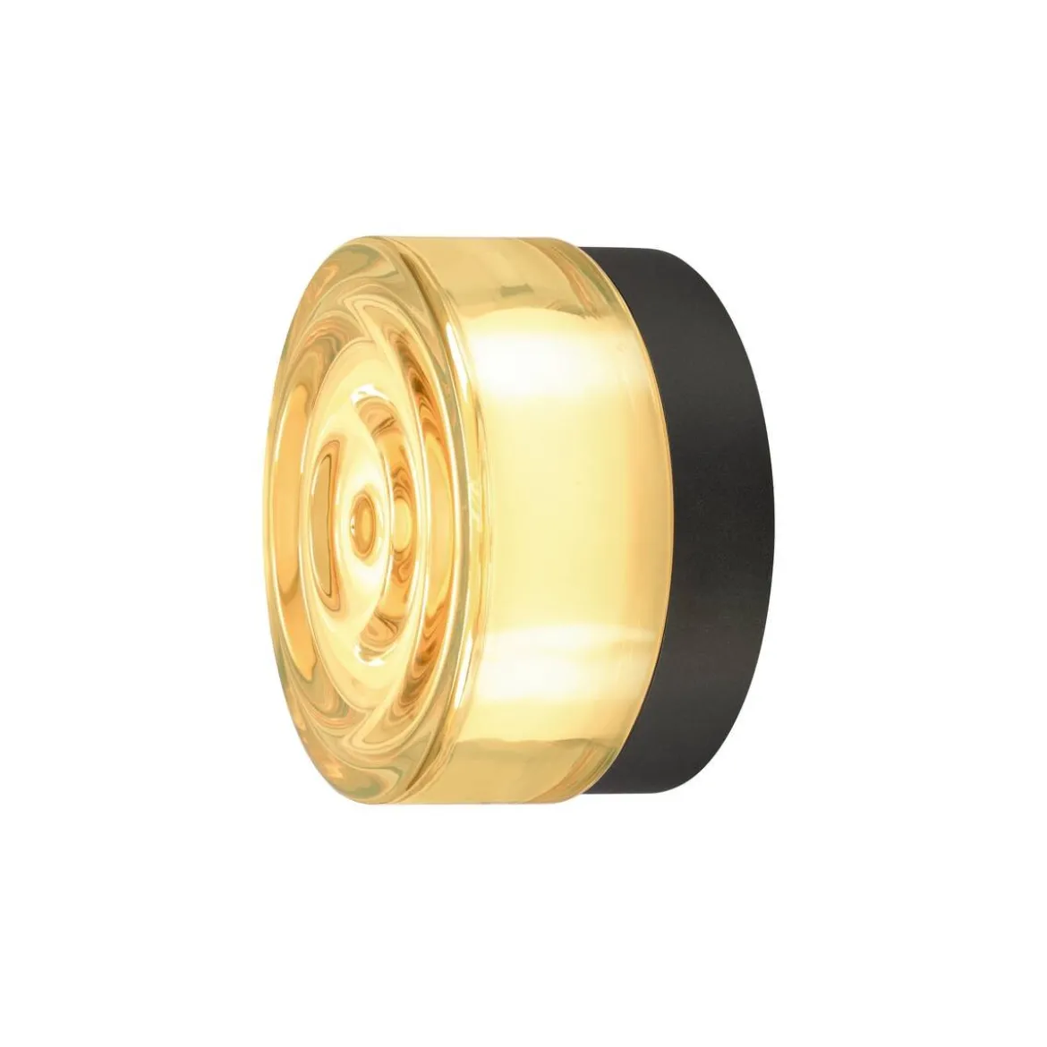 SLV 1008941 CYFT WAVE Wand- und Deckenaufbauleuchte CCT Switch PHASE schwarz amber
