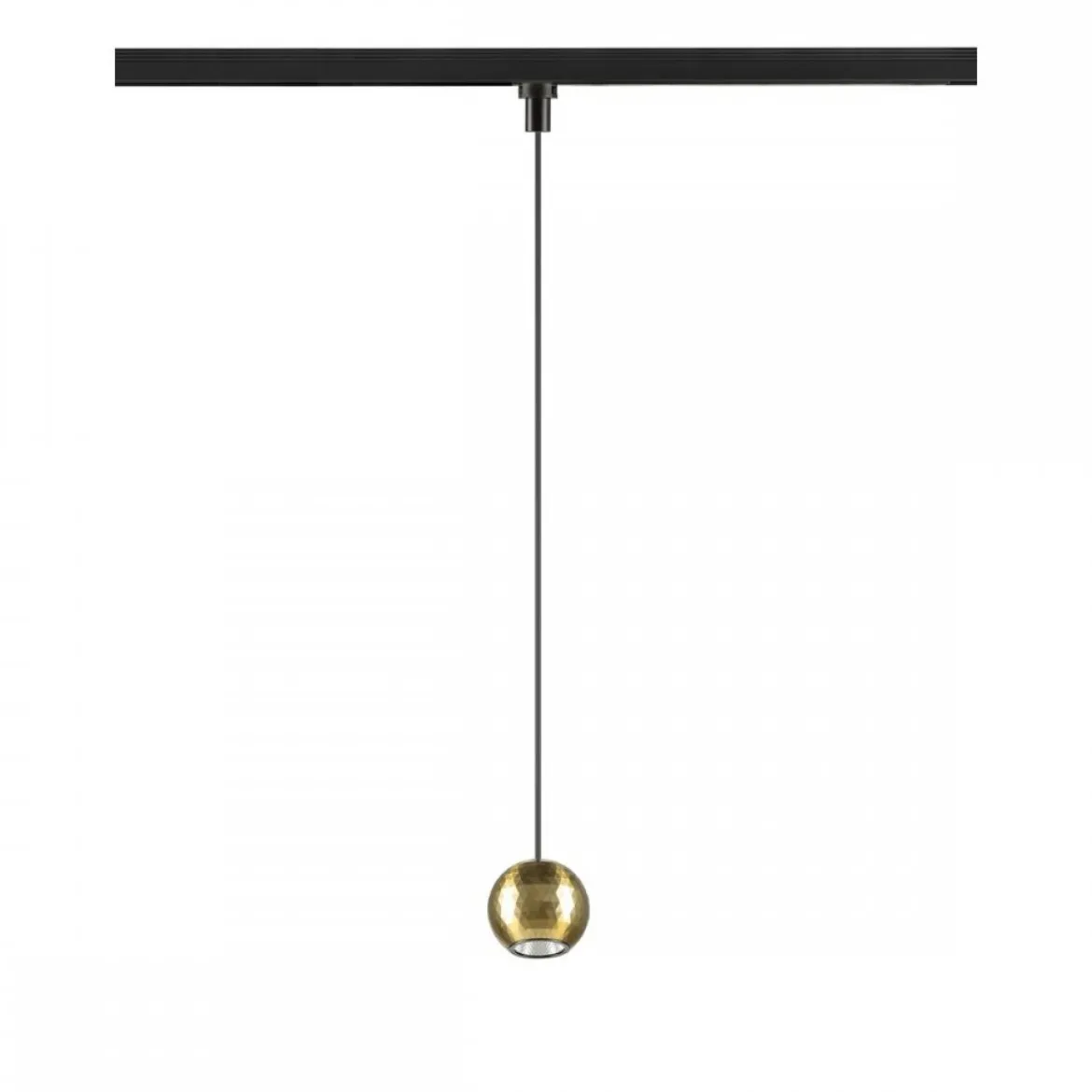 SLV 1010324 DYSKO Pendelleuchte für Stromschiene 1-Phasen 2700K 36° schwarz gold